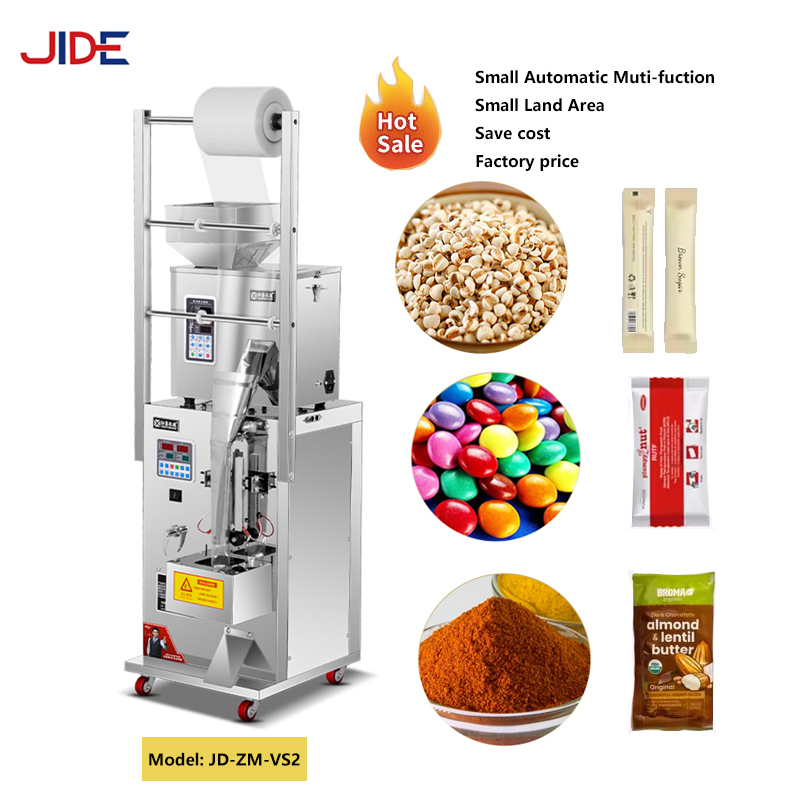 automatic vertical granule food packaging machine coffee peanut snacks ...