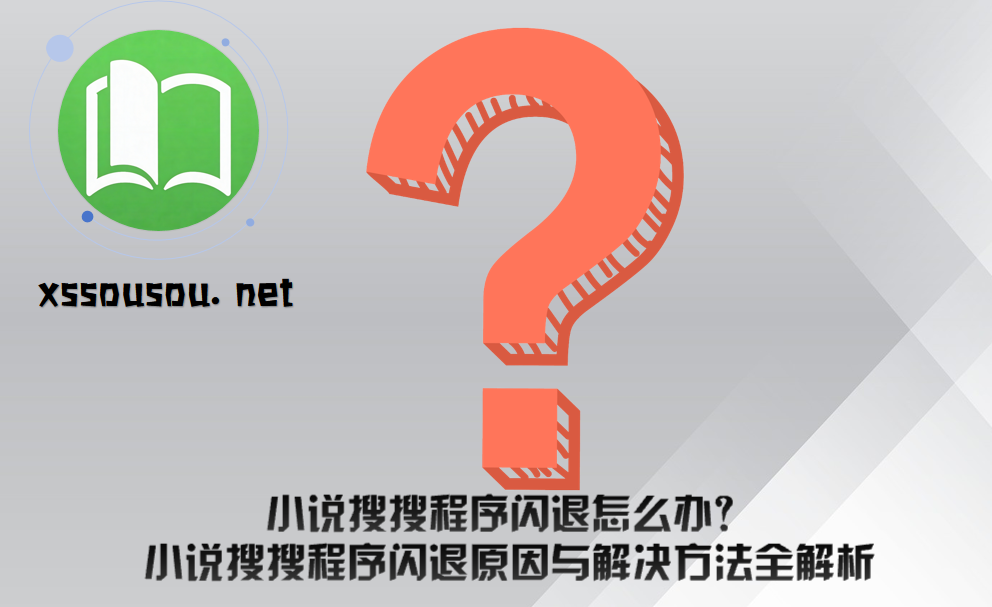 小说搜搜程序闪退怎么办？小说搜搜程序闪退原因与解决方法全解析