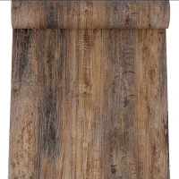 3d复古木纹自粘墙纸-3