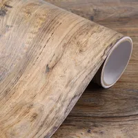 3d复古木纹自粘墙纸-1
