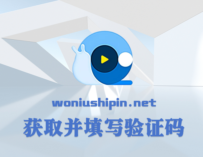 获取并填写验证码
