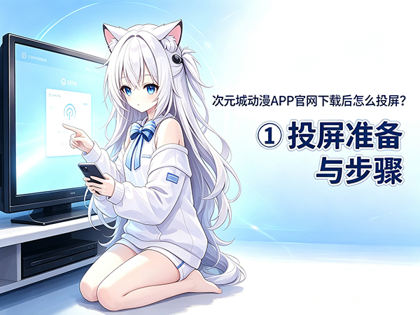 次元城动漫投屏准备与步骤