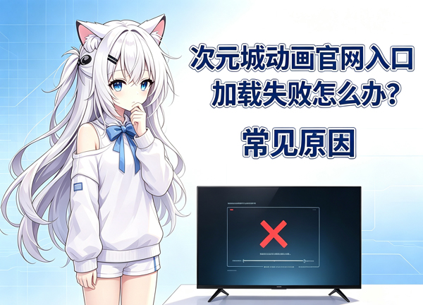 次元城动漫加载失败常见原因