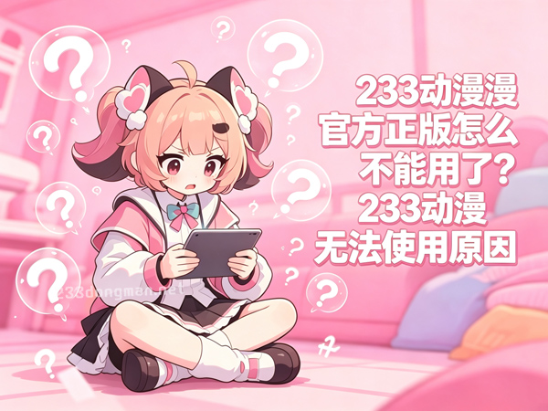 233动漫无法使用原因