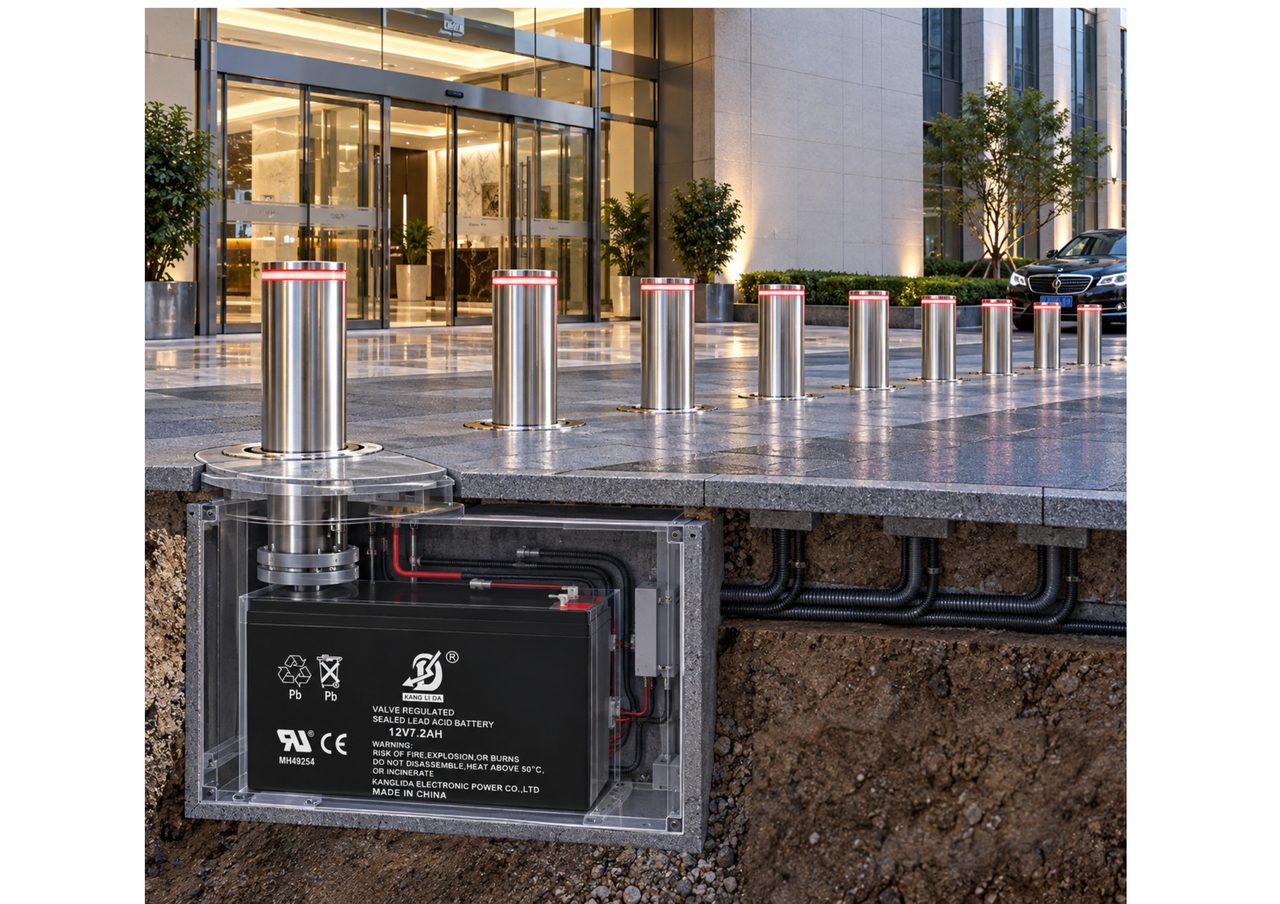 Automatic Rising Bollards