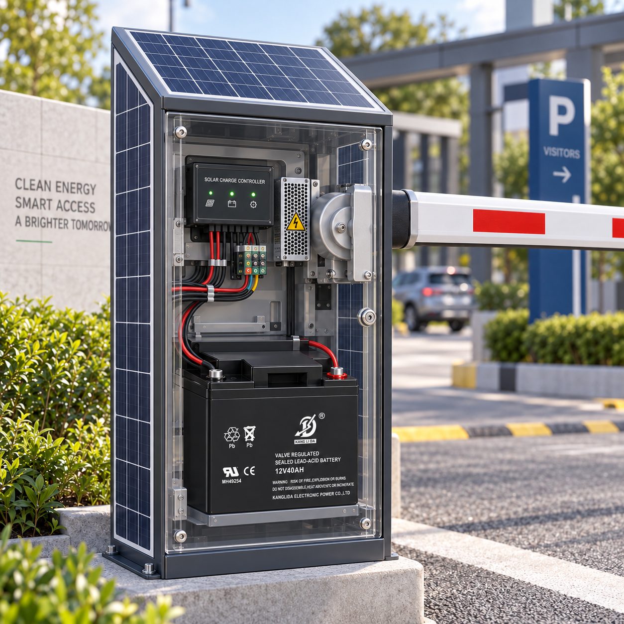 Solar Barrier Gates
