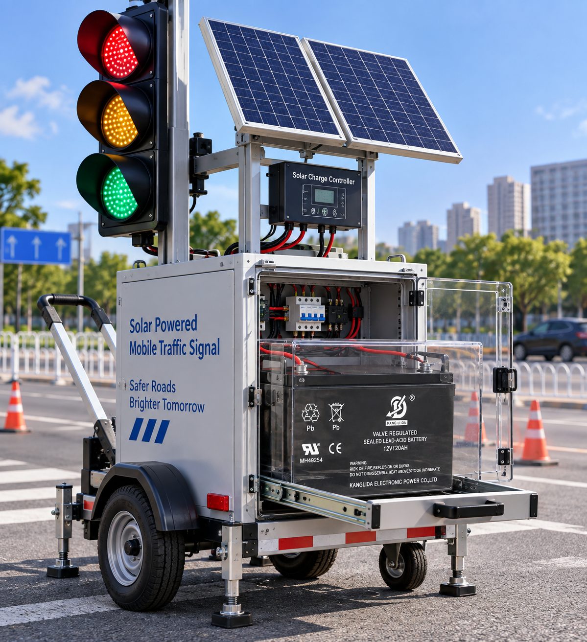 Solar Traffic Signal Lights