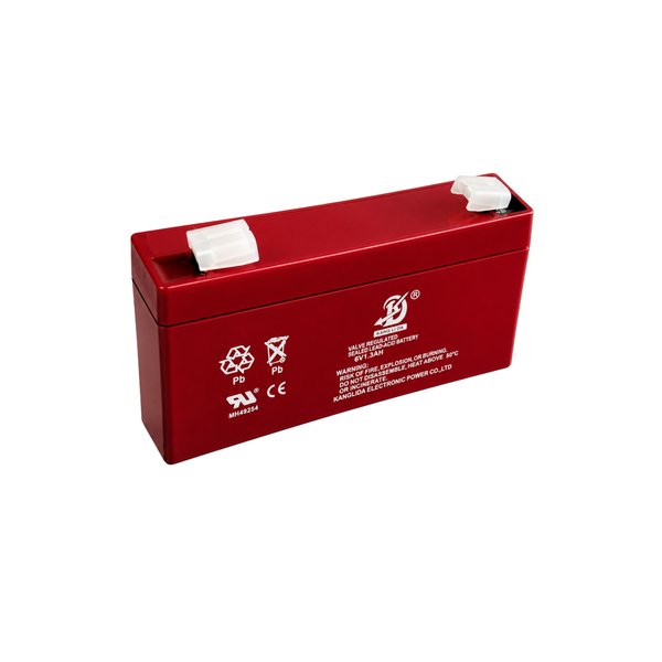 Kanglida 6V 1.3Ah sealed lead acid battery