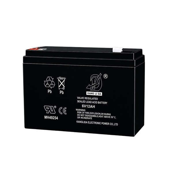 Kanglida 6V 12Ah sealed lead acid battery